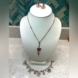 Brighton Butterfly Set - Necklace, Bracelet & Earrings